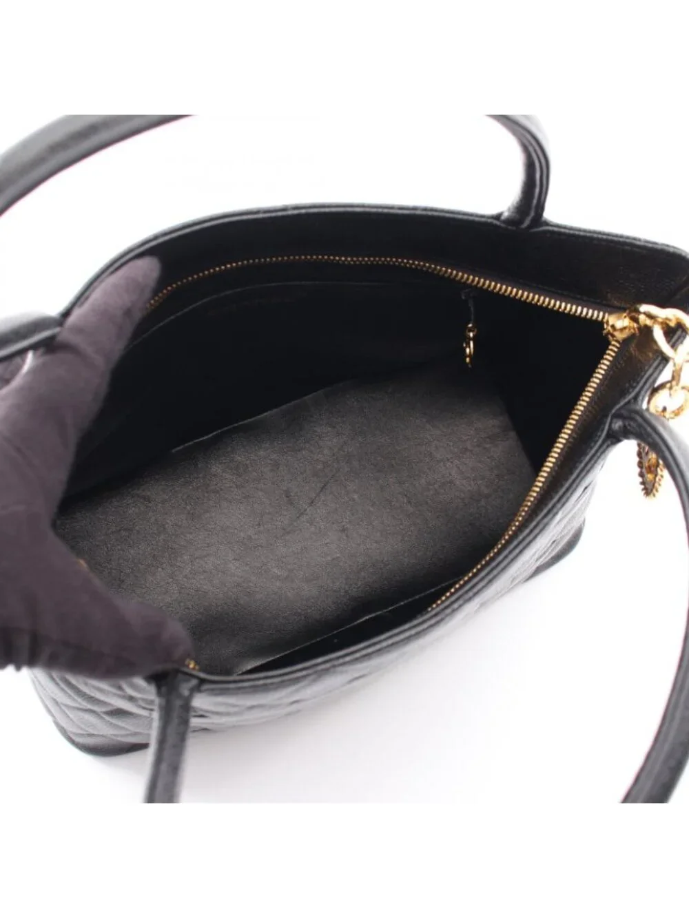 Chanel Tote Reissue Black Caviar Leather